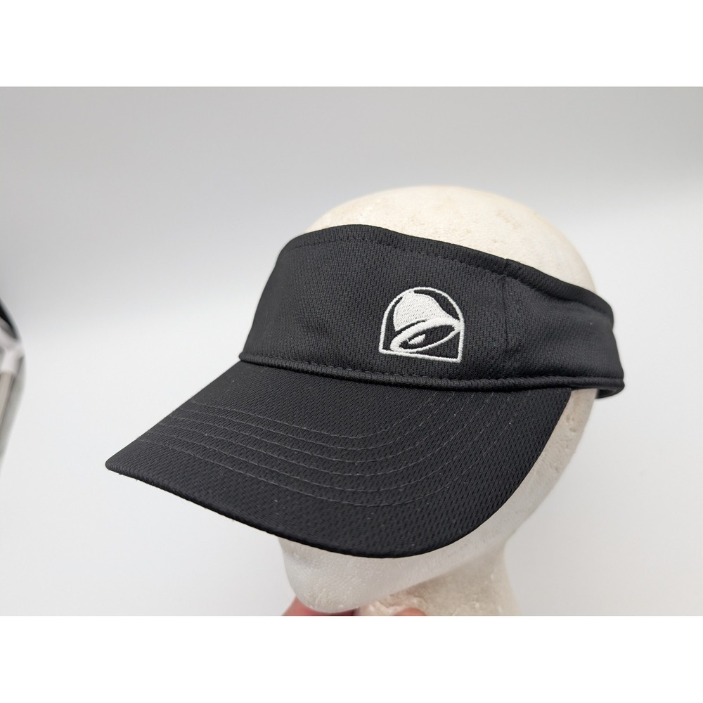Taco Bell Employee Uniform Visor Hat Black Mesh Snapback TBN2634BK OSFA
